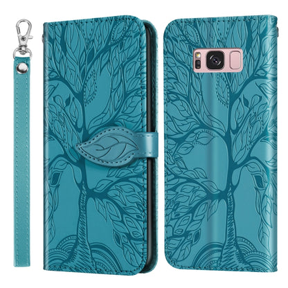 Life of Tree Embossing Pattern Horizontal Flip Leather Case with Holder & Card Slot & Wallet & Photo Frame & Lanyard