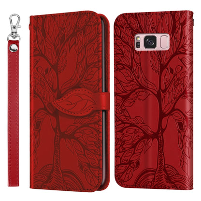 Life of Tree Embossing Pattern Horizontal Flip Leather Case with Holder & Card Slot & Wallet & Photo Frame & Lanyard