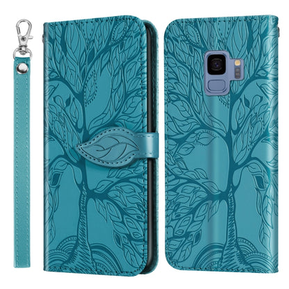 Life of Tree Embossing Pattern Horizontal Flip Leather Case with Holder & Card Slot & Wallet & Photo Frame & Lanyard