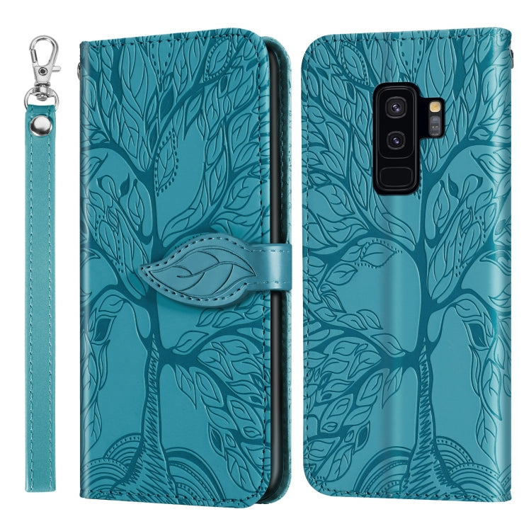 Life of Tree Embossing Pattern Horizontal Flip Leather Case with Holder & Card Slot & Wallet & Photo Frame & Lanyard