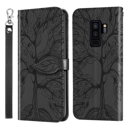 Life of Tree Embossing Pattern Horizontal Flip Leather Case with Holder & Card Slot & Wallet & Photo Frame & Lanyard