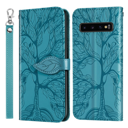 Life of Tree Embossing Pattern Horizontal Flip Leather Case with Holder & Card Slot & Wallet & Photo Frame & Lanyard