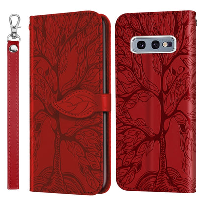 Life of Tree Embossing Pattern Horizontal Flip Leather Case with Holder & Card Slot & Wallet & Photo Frame & Lanyard