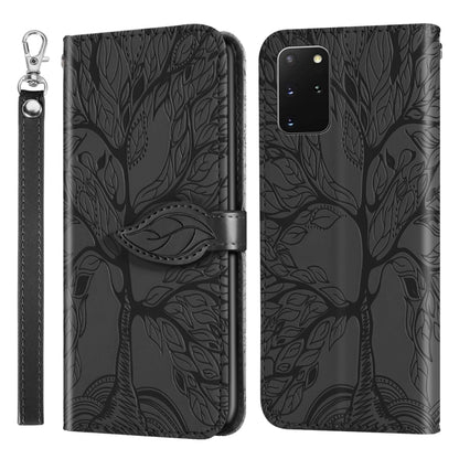Life of Tree Embossing Pattern Horizontal Flip Leather Case with Holder & Card Slot & Wallet & Photo Frame & Lanyard