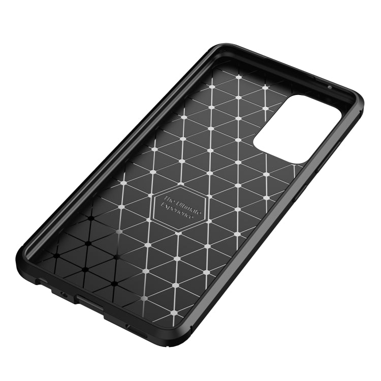 Carbon Fiber Texture Shockproof TPU Case, For Samsung Galaxy A52 5G, For Samsung Galaxy A72 5G