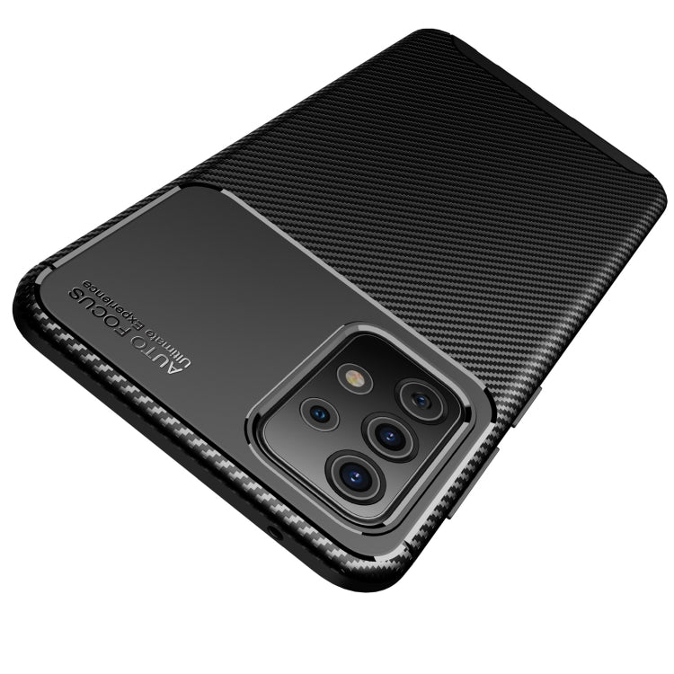 Carbon Fiber Texture Shockproof TPU Case, For Samsung Galaxy A52 5G, For Samsung Galaxy A72 5G