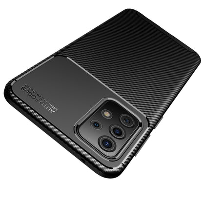 Carbon Fiber Texture Shockproof TPU Case, For Samsung Galaxy A52 5G, For Samsung Galaxy A72 5G