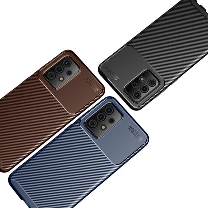 Carbon Fiber Texture Shockproof TPU Case, For Samsung Galaxy A52 5G, For Samsung Galaxy A72 5G