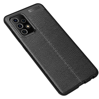 Litchi Texture TPU Shockproof Case, For Samsung Galaxy A52 5G