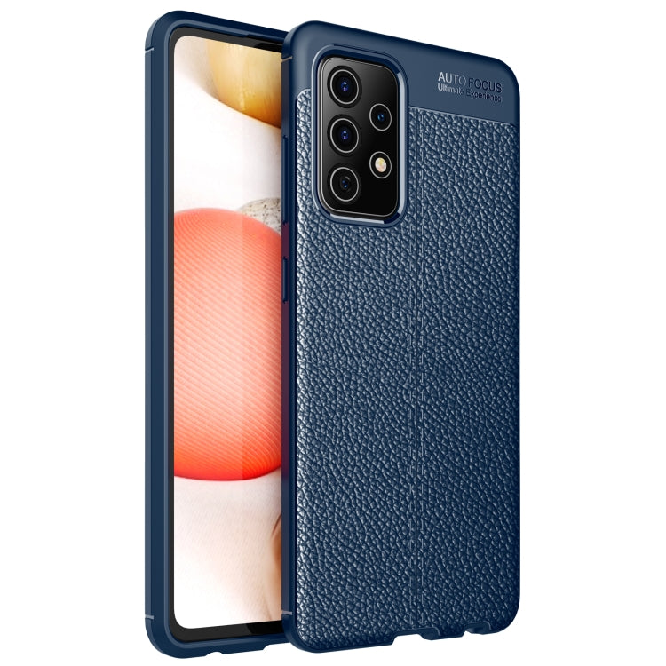 Litchi Texture TPU Shockproof Case, For Samsung Galaxy A52 5G