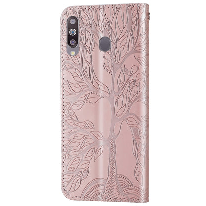 Life of Tree Embossing Pattern Horizontal Flip Leather Case with Holder & Card Slot & Wallet & Photo Frame & Lanyard