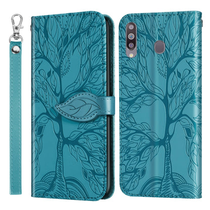 Life of Tree Embossing Pattern Horizontal Flip Leather Case with Holder & Card Slot & Wallet & Photo Frame & Lanyard