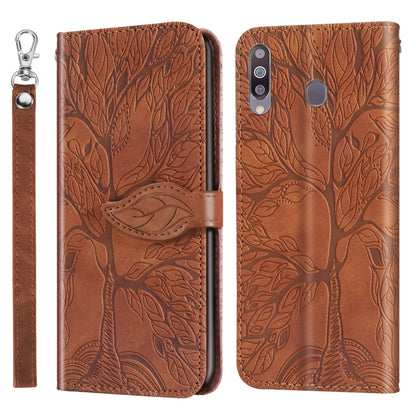 Life of Tree Embossing Pattern Horizontal Flip Leather Case with Holder & Card Slot & Wallet & Photo Frame & Lanyard