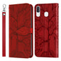 Life of Tree Embossing Pattern Horizontal Flip Leather Case with Holder & Card Slot & Wallet & Photo Frame & Lanyard