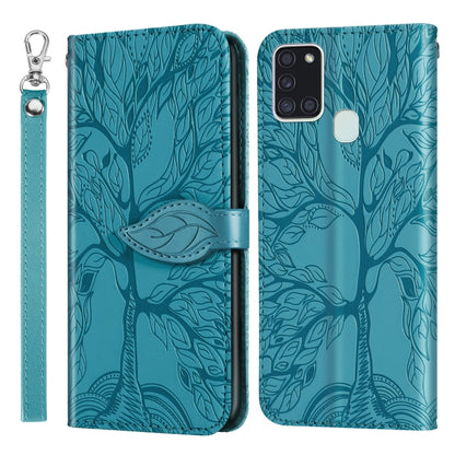 Life of Tree Embossing Pattern Horizontal Flip Leather Case with Holder & Card Slot & Wallet & Photo Frame & Lanyard