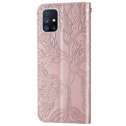 Life of Tree Embossing Pattern Horizontal Flip Leather Case with Holder & Card Slot & Wallet & Photo Frame & Lanyard