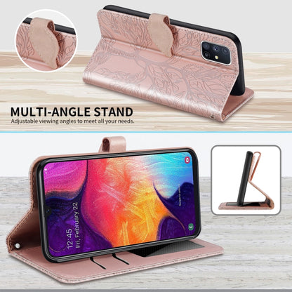 Life of Tree Embossing Pattern Horizontal Flip Leather Case with Holder & Card Slot & Wallet & Photo Frame & Lanyard