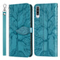 Life of Tree Embossing Pattern Horizontal Flip Leather Case with Holder & Card Slot & Wallet & Photo Frame & Lanyard