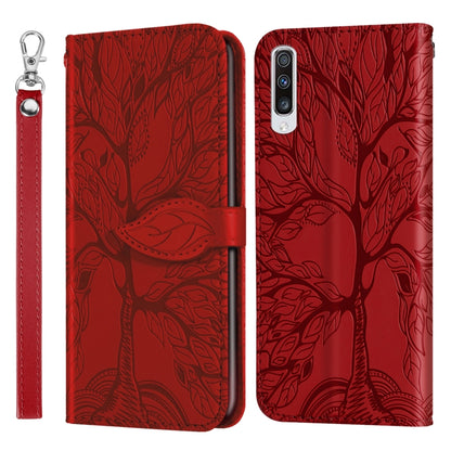 Life of Tree Embossing Pattern Horizontal Flip Leather Case with Holder & Card Slot & Wallet & Photo Frame & Lanyard