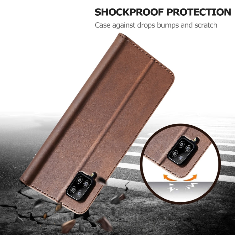 LC.IMEEKE Calf Texture Horizontal Flip Leather Case with Holder & Card Slots & Wallet