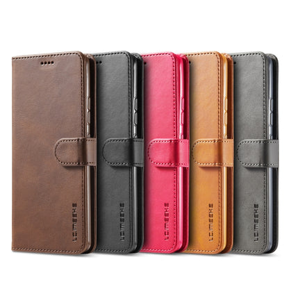 LC.IMEEKE Calf Texture Horizontal Flip Leather Case with Holder & Card Slots & Wallet