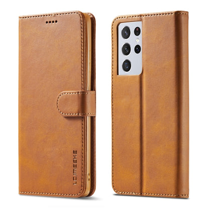 LC.IMEEKE Calf Texture Horizontal Flip Leather Case with Holder & Card Slots & Wallet