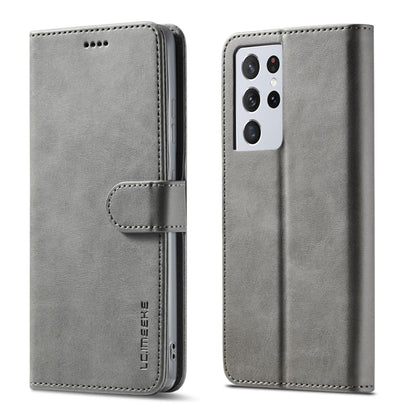 LC.IMEEKE Calf Texture Horizontal Flip Leather Case with Holder & Card Slots & Wallet