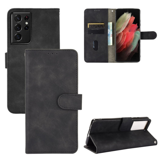 Solid Color Skin Feel Magnetic Buckle Horizontal Flip Calf Texture PU Leather Case with Holder & Card Slots & Wallet, For Samsung Galaxy S21 Ultra 5G, For Samsung Galaxy S21 5G, For Samsung Galaxy S21+ 5G, For Samsung Galaxy A72 5G, For Motorola Moto E...