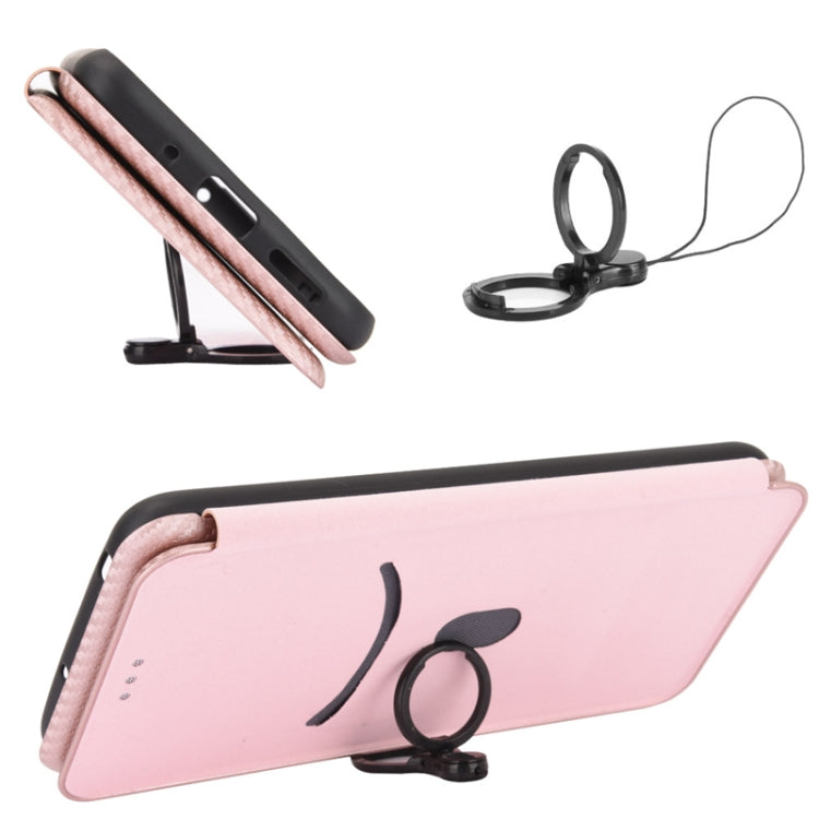 Carbon Fiber Texture Magnetic Horizontal Flip TPU + PC + PU Leather Case with Card Slot, For Samsung Galaxy A72 5G, For Samsung Galaxy A52 5G, For OPPO Reno5 Pro 5G, For Cubot X30