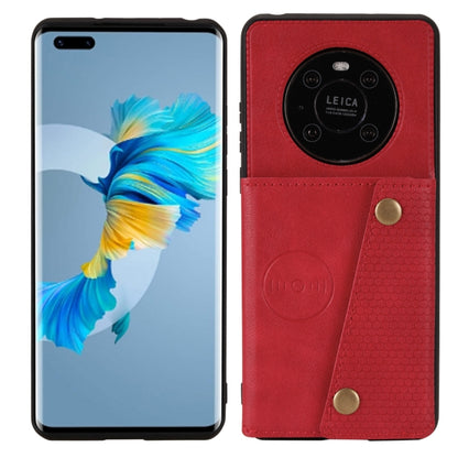 Double Buckle PU + TPU Shockproof Magnetic Protective Case with Card Slot & Holder, For Huawei Mate 40, For Huawei Mate 40 Pro, For Samsung Galaxy A12, For Samsung Galaxy A52 5G / 4G, For Samsung Galaxy A72 5G / 4G, For Samsung Galaxy A42 5G