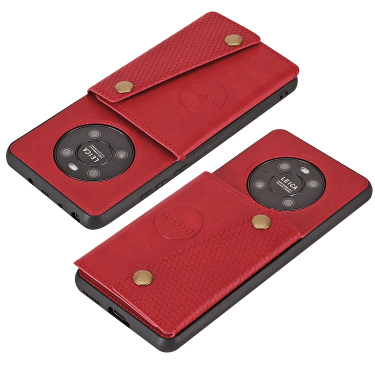 Double Buckle PU + TPU Shockproof Magnetic Protective Case with Card Slot & Holder, For Huawei Mate 40, For Huawei Mate 40 Pro, For Samsung Galaxy A12, For Samsung Galaxy A52 5G / 4G, For Samsung Galaxy A72 5G / 4G, For Samsung Galaxy A42 5G