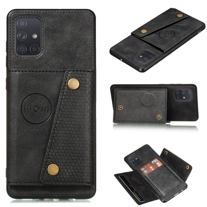 Double Buckle PU + TPU Shockproof Magnetic Protective Case with Card Slot & Holder, For Huawei Mate 40, For Huawei Mate 40 Pro, For Samsung Galaxy A12, For Samsung Galaxy A52 5G / 4G, For Samsung Galaxy A72 5G / 4G, For Samsung Galaxy A42 5G