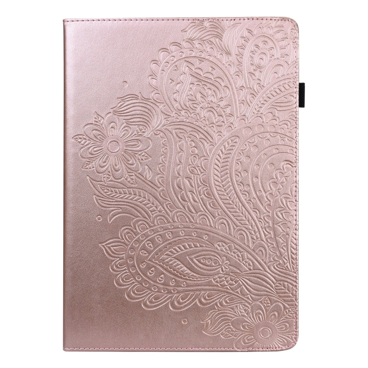 Peacock Embossed Pattern TPU + PU Horizontal Flip Leather Case with Holder & Card Slots & Wallet, For Samsung Galaxy Tab A7 T500, For Samsung Galaxy Tab S6 Lite P610, For Samsung Galaxy Tab A 8.0 (2019) T290, For Samsung Galaxy Tab A 10.1 (2019) T510��...