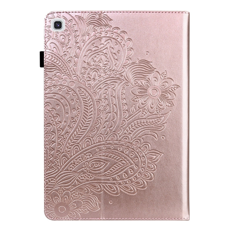 Peacock Embossed Pattern TPU + PU Horizontal Flip Leather Case with Holder & Card Slots & Wallet, For Samsung Galaxy Tab A7 T500, For Samsung Galaxy Tab S6 Lite P610, For Samsung Galaxy Tab A 8.0 (2019) T290, For Samsung Galaxy Tab A 10.1 (2019) T510��...