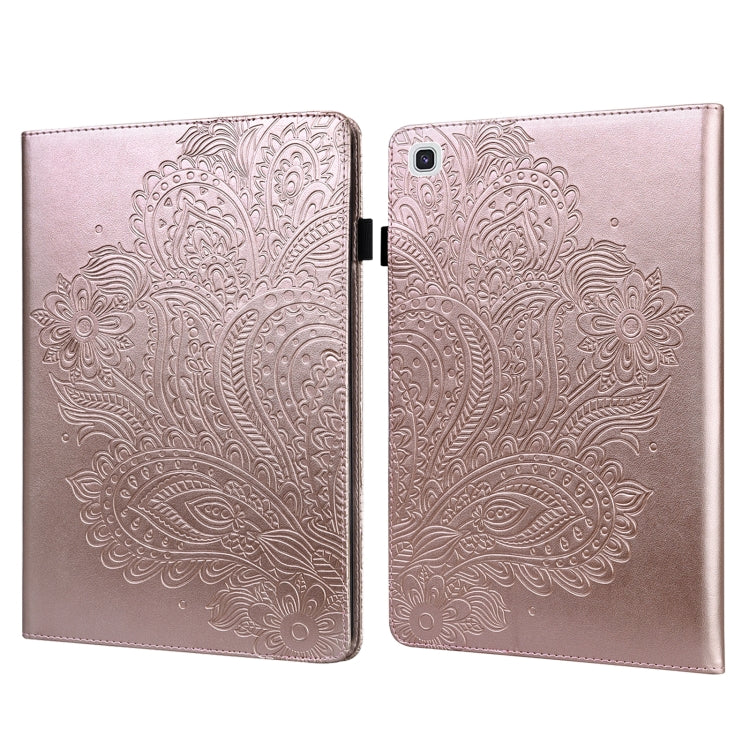 Peacock Embossed Pattern TPU + PU Horizontal Flip Leather Case with Holder & Card Slots & Wallet, For Samsung Galaxy Tab A7 T500, For Samsung Galaxy Tab S6 Lite P610, For Samsung Galaxy Tab A 8.0 (2019) T290, For Samsung Galaxy Tab A 10.1 (2019) T510��...