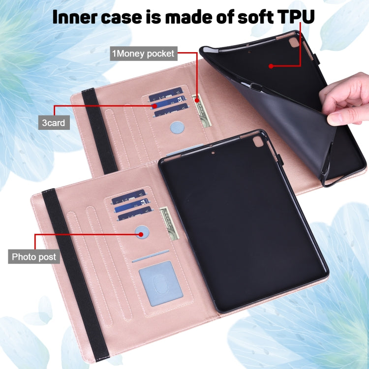 Peacock Embossed Pattern TPU + PU Horizontal Flip Leather Case with Holder & Card Slots & Wallet, For Samsung Galaxy Tab A7 T500, For Samsung Galaxy Tab S6 Lite P610, For Samsung Galaxy Tab A 8.0 (2019) T290, For Samsung Galaxy Tab A 10.1 (2019) T510��...