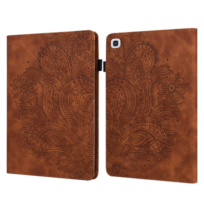 Peacock Embossed Pattern TPU + PU Horizontal Flip Leather Case with Holder & Card Slots & Wallet, For Samsung Galaxy Tab A7 T500, For Samsung Galaxy Tab S6 Lite P610, For Samsung Galaxy Tab A 8.0 (2019) T290, For Samsung Galaxy Tab A 10.1 (2019) T510��...