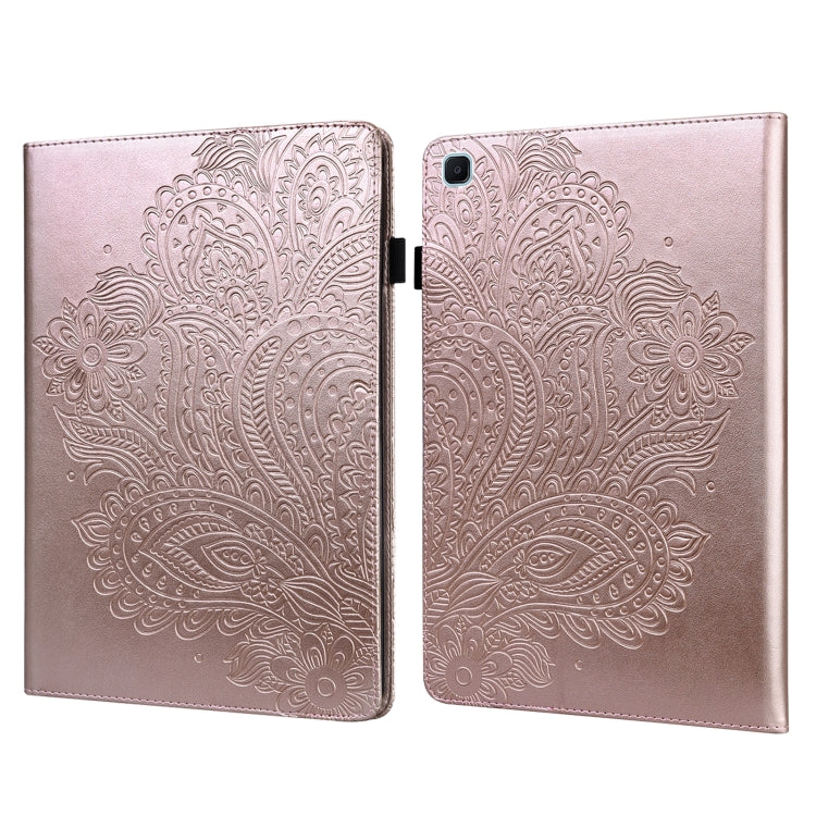 Peacock Embossed Pattern TPU + PU Horizontal Flip Leather Case with Holder & Card Slots & Wallet, For Samsung Galaxy Tab A7 T500, For Samsung Galaxy Tab S6 Lite P610, For Samsung Galaxy Tab A 8.0 (2019) T290, For Samsung Galaxy Tab A 10.1 (2019) T510��...
