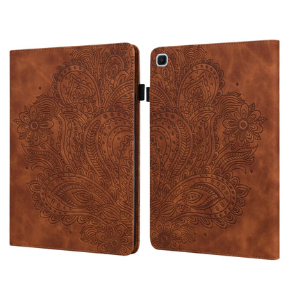 Peacock Embossed Pattern TPU + PU Horizontal Flip Leather Case with Holder & Card Slots & Wallet, For Samsung Galaxy Tab A7 T500, For Samsung Galaxy Tab S6 Lite P610, For Samsung Galaxy Tab A 8.0 (2019) T290, For Samsung Galaxy Tab A 10.1 (2019) T510��...