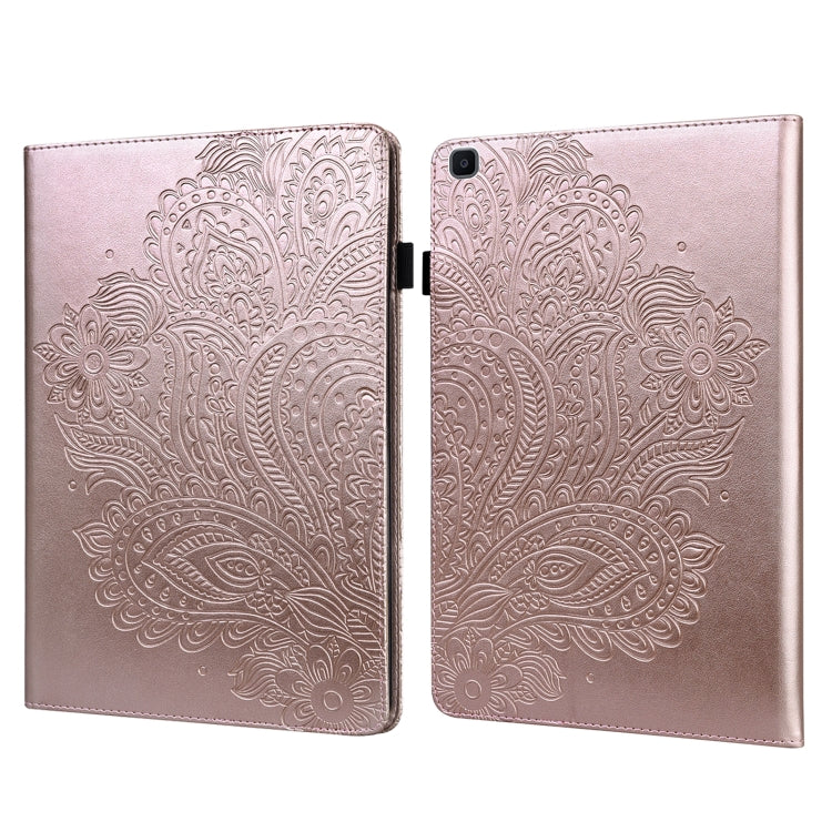 Peacock Embossed Pattern TPU + PU Horizontal Flip Leather Case with Holder & Card Slots & Wallet, For Samsung Galaxy Tab A7 T500, For Samsung Galaxy Tab S6 Lite P610, For Samsung Galaxy Tab A 8.0 (2019) T290, For Samsung Galaxy Tab A 10.1 (2019) T510��...