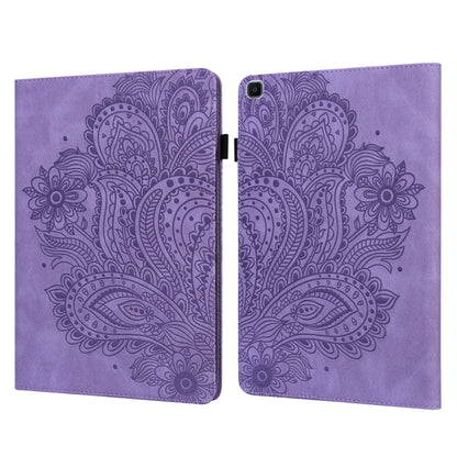 Peacock Embossed Pattern TPU + PU Horizontal Flip Leather Case with Holder & Card Slots & Wallet, For Samsung Galaxy Tab A7 T500, For Samsung Galaxy Tab S6 Lite P610, For Samsung Galaxy Tab A 8.0 (2019) T290, For Samsung Galaxy Tab A 10.1 (2019) T510��...
