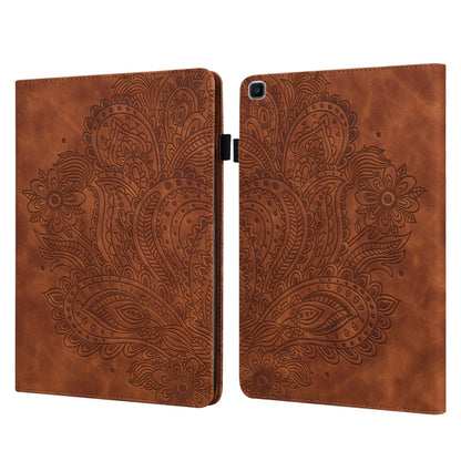 Peacock Embossed Pattern TPU + PU Horizontal Flip Leather Case with Holder & Card Slots & Wallet, For Samsung Galaxy Tab A7 T500, For Samsung Galaxy Tab S6 Lite P610, For Samsung Galaxy Tab A 8.0 (2019) T290, For Samsung Galaxy Tab A 10.1 (2019) T510��...