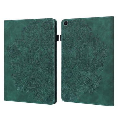 Peacock Embossed Pattern TPU + PU Horizontal Flip Leather Case with Holder & Card Slots & Wallet, For Samsung Galaxy Tab A7 T500, For Samsung Galaxy Tab S6 Lite P610, For Samsung Galaxy Tab A 8.0 (2019) T290, For Samsung Galaxy Tab A 10.1 (2019) T510��...