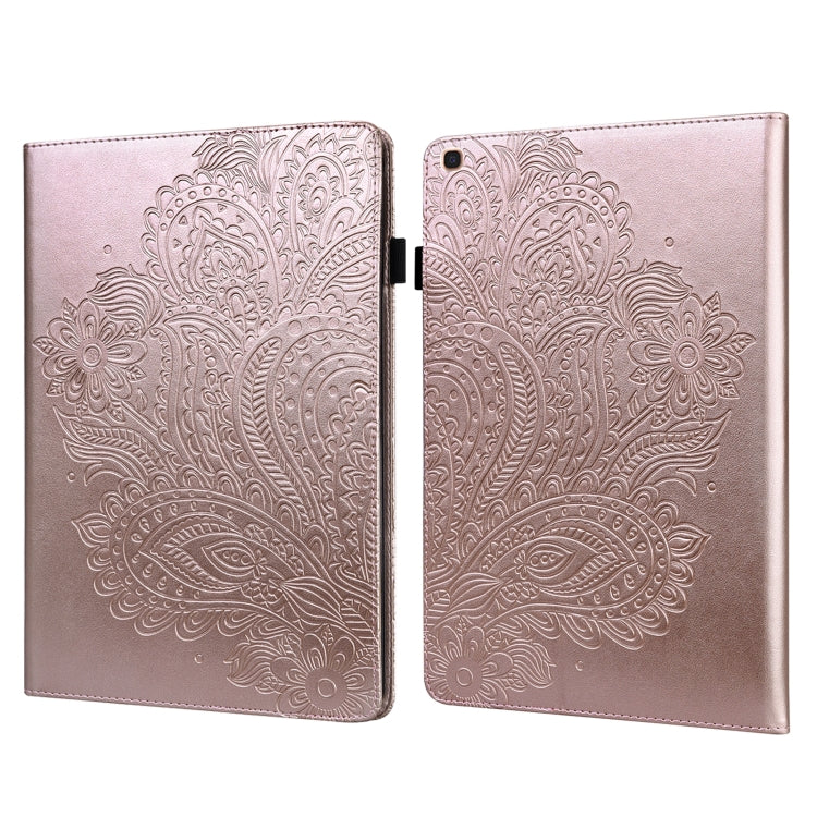 Peacock Embossed Pattern TPU + PU Horizontal Flip Leather Case with Holder & Card Slots & Wallet, For Samsung Galaxy Tab A7 T500, For Samsung Galaxy Tab S6 Lite P610, For Samsung Galaxy Tab A 8.0 (2019) T290, For Samsung Galaxy Tab A 10.1 (2019) T510��...