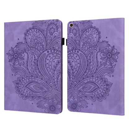 Peacock Embossed Pattern TPU + PU Horizontal Flip Leather Case with Holder & Card Slots & Wallet, For Samsung Galaxy Tab A7 T500, For Samsung Galaxy Tab S6 Lite P610, For Samsung Galaxy Tab A 8.0 (2019) T290, For Samsung Galaxy Tab A 10.1 (2019) T510��...