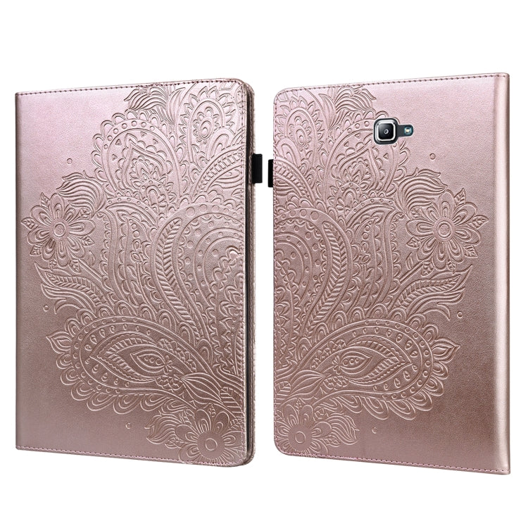 Peacock Embossed Pattern TPU + PU Horizontal Flip Leather Case with Holder & Card Slots & Wallet, For Samsung Galaxy Tab A7 T500, For Samsung Galaxy Tab S6 Lite P610, For Samsung Galaxy Tab A 8.0 (2019) T290, For Samsung Galaxy Tab A 10.1 (2019) T510��...