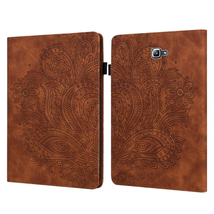 Peacock Embossed Pattern TPU + PU Horizontal Flip Leather Case with Holder & Card Slots & Wallet, For Samsung Galaxy Tab A7 T500, For Samsung Galaxy Tab S6 Lite P610, For Samsung Galaxy Tab A 8.0 (2019) T290, For Samsung Galaxy Tab A 10.1 (2019) T510��...
