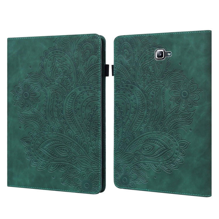 Peacock Embossed Pattern TPU + PU Horizontal Flip Leather Case with Holder & Card Slots & Wallet, For Samsung Galaxy Tab A7 T500, For Samsung Galaxy Tab S6 Lite P610, For Samsung Galaxy Tab A 8.0 (2019) T290, For Samsung Galaxy Tab A 10.1 (2019) T510��...