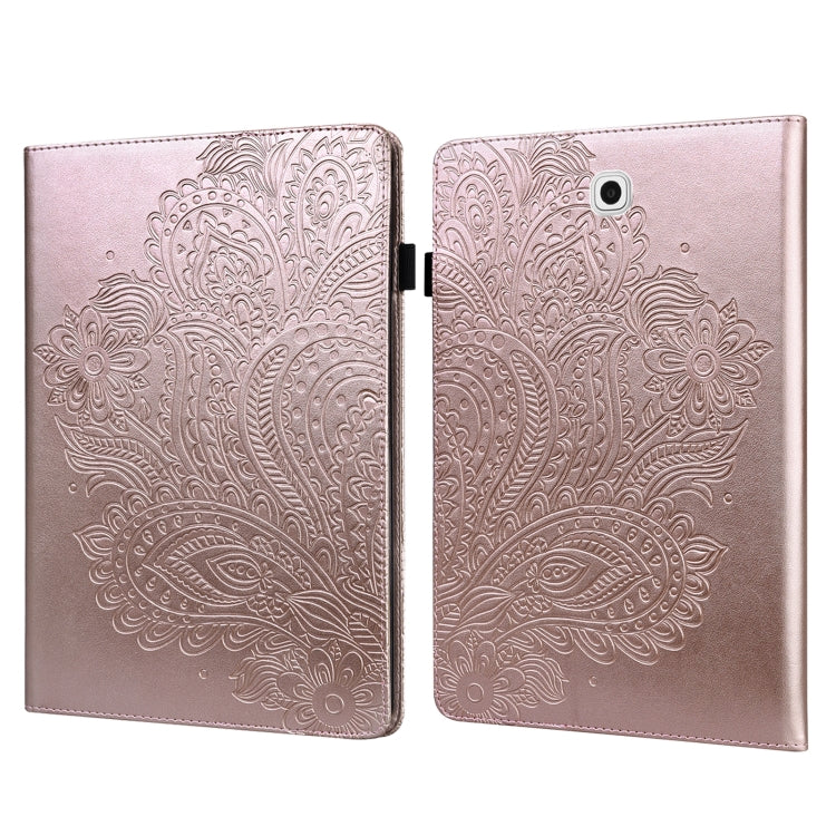 Peacock Embossed Pattern TPU + PU Horizontal Flip Leather Case with Holder & Card Slots & Wallet, For Samsung Galaxy Tab A7 T500, For Samsung Galaxy Tab S6 Lite P610, For Samsung Galaxy Tab A 8.0 (2019) T290, For Samsung Galaxy Tab A 10.1 (2019) T510��...