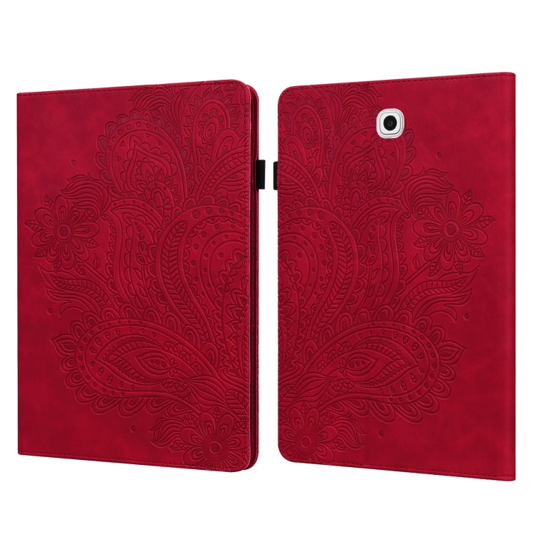 Peacock Embossed Pattern TPU + PU Horizontal Flip Leather Case with Holder & Card Slots & Wallet, For Samsung Galaxy Tab A7 T500, For Samsung Galaxy Tab S6 Lite P610, For Samsung Galaxy Tab A 8.0 (2019) T290, For Samsung Galaxy Tab A 10.1 (2019) T510��...